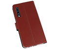 Booktype Telefoonhoesjes - Bookcase Hoesje - Wallet Case -  Geschikt voor Samsung Galaxy A70 - Bruin