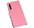 BAOHU Booktype Telefoonhoesjes - Bookcase Hoesje - Wallet Case -  Geschikt voor Samsung Galaxy A70 - Roze