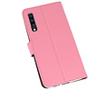 Booktype Telefoonhoesjes - Bookcase Hoesje - Wallet Case -  Geschikt voor Samsung Galaxy A70 - Roze