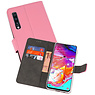 BAOHU Wallet Cases Hoesje Samsung Galaxy A70 Roze
