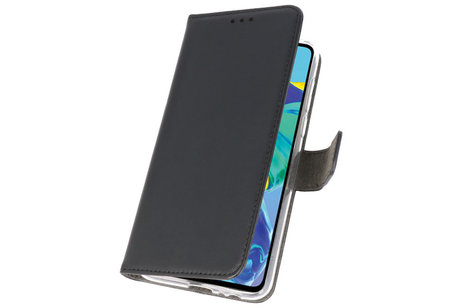 Booktype Telefoonhoesjes - Bookcase Hoesje - Wallet Case -  Geschikt voor Huawei P30 - Zwart