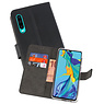 BAOHU Wallet Cases Hoesje Huawei P30 Zwart