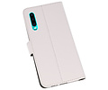 Booktype Telefoonhoesjes - Bookcase Hoesje - Wallet Case -  Geschikt voor Huawei P30 - Wit