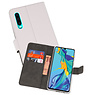 BAOHU Wallet Cases Hoesje Huawei P30 Wit