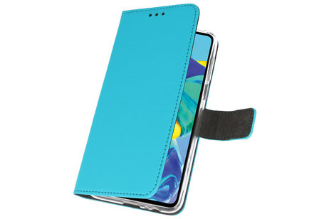 BAOHU Booktype Telefoonhoesjes - Bookcase Hoesje - Wallet Case -  Geschikt voor Huawei P30 - Blauw