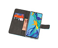 Booktype Telefoonhoesjes - Bookcase Hoesje - Wallet Case -  Geschikt voor Huawei P30 - Blauw