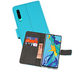 Booktype Telefoonhoesjes - Bookcase Hoesje - Wallet Case -  Geschikt voor Huawei P30 - Blauw