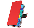 BAOHU Booktype Telefoonhoesjes - Bookcase Hoesje - Wallet Case -  Geschikt voor Huawei P30 - Rood