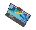 BAOHU Booktype Telefoonhoesjes - Bookcase Hoesje - Wallet Case -  Geschikt voor Huawei P30 - Bruin