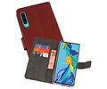 Booktype Telefoonhoesjes - Bookcase Hoesje - Wallet Case -  Geschikt voor Huawei P30 - Bruin