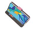 BAOHU Booktype Telefoonhoesjes - Bookcase Hoesje - Wallet Case -  Geschikt voor Huawei P30 - Roze