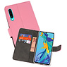 BAOHU Wallet Cases Hoesje Huawei P30 Roze