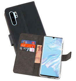 BAOHU Wallet Cases Hoesje Huawei P30 Pro Zwart