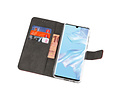 Booktype Telefoonhoesjes - Bookcase Hoesje - Wallet Case -  Geschikt voor Huawei P30 Pro - Bruin