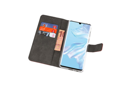 BAOHU Booktype Telefoonhoesjes - Bookcase Hoesje - Wallet Case -  Geschikt voor Huawei P30 Pro - Bruin