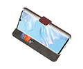 BAOHU Booktype Telefoonhoesjes - Bookcase Hoesje - Wallet Case -  Geschikt voor Huawei P30 Pro - Bruin