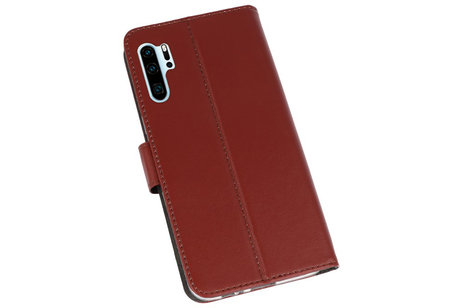 BAOHU Booktype Telefoonhoesjes - Bookcase Hoesje - Wallet Case -  Geschikt voor Huawei P30 Pro - Bruin