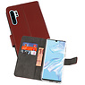 BAOHU Wallet Cases Hoesje Huawei P30 Pro Bruin