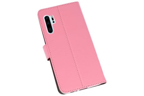BAOHU Booktype Telefoonhoesjes - Bookcase Hoesje - Wallet Case -  Geschikt voor Huawei P30 Pro - Roze
