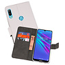 BAOHU Wallet Cases Hoesje Huawei Y6 / Y6 Prime 2019 Wit