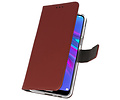 Booktype Telefoonhoesjes - Bookcase Hoesje - Wallet Case -  Geschikt voor Huawei Y6 / Y6 Prime 2019 - Bruin