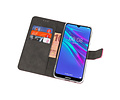 BAOHU Booktype Telefoonhoesjes - Bookcase Hoesje - Wallet Case -  Geschikt voor Huawei Y6 / Y6 Prime 2019 - Roze