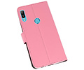 BAOHU Booktype Telefoonhoesjes - Bookcase Hoesje - Wallet Case -  Geschikt voor Huawei Y6 / Y6 Prime 2019 - Roze