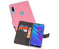 Booktype Telefoonhoesjes - Bookcase Hoesje - Wallet Case -  Geschikt voor Huawei Y6 / Y6 Prime 2019 - Roze