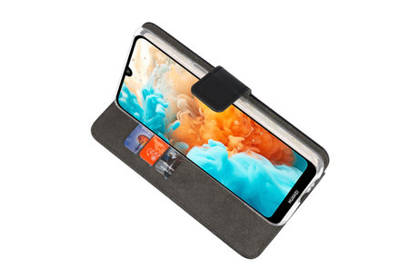 Booktype Telefoonhoesjes - Bookcase Hoesje - Wallet Case -  Geschikt voor Huawei Y6 Pro 2019 - Zwart