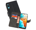 Booktype Telefoonhoesjes - Bookcase Hoesje - Wallet Case -  Geschikt voor Huawei Y6 Pro 2019 - Zwart