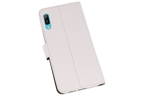 BAOHU Booktype Telefoonhoesjes - Bookcase Hoesje - Wallet Case -  Geschikt voor Huawei Y6 Pro 2019 - Wit