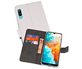 Booktype Telefoonhoesjes - Bookcase Hoesje - Wallet Case -  Geschikt voor Huawei Y6 Pro 2019 - Wit