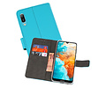 Booktype Telefoonhoesjes - Bookcase Hoesje - Wallet Case -  Geschikt voor Huawei Y6 Pro 2019 - Blauw