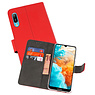 BAOHU Wallet Cases Hoesje Huawei Y6 Pro 2019 Rood