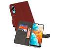 Booktype Telefoonhoesjes - Bookcase Hoesje - Wallet Case -  Geschikt voor Huawei Y6 Pro 2019 - Bruin