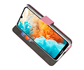 BAOHU Booktype Telefoonhoesjes - Bookcase Hoesje - Wallet Case -  Geschikt voor Huawei Y6 Pro 2019 - Roze