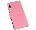 Booktype Telefoonhoesjes - Bookcase Hoesje - Wallet Case -  Geschikt voor Huawei Y6 Pro 2019 - Roze