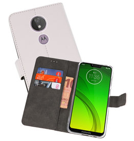 BAOHU Wallet Cases Hoesje Motorola Moto G7 Power Wit