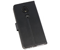 BAOHU Booktype Telefoonhoesjes - Bookcase Hoesje - Wallet Case -  Geschikt voor Motorola Moto G7 - Zwart