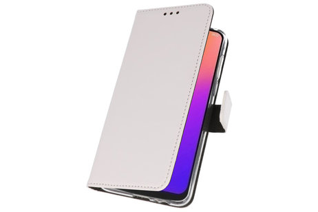 BAOHU Booktype Telefoonhoesjes - Bookcase Hoesje - Wallet Case -  Geschikt voor Motorola Moto G7 - Wit