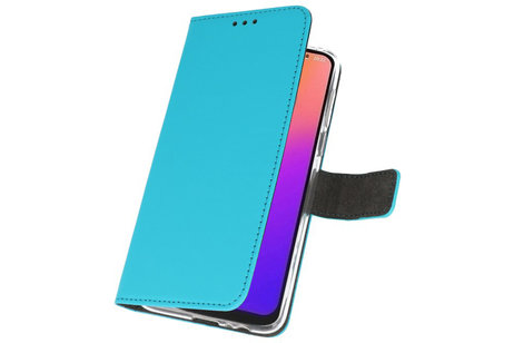 BAOHU Booktype Telefoonhoesjes - Bookcase Hoesje - Wallet Case -  Geschikt voor Motorola Moto G7 - Blauw