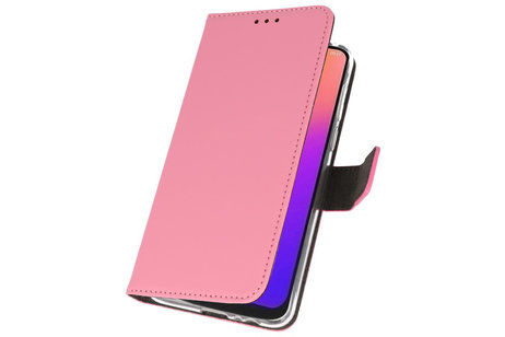 Booktype Telefoonhoesjes - Bookcase Hoesje - Wallet Case -  Geschikt voor Motorola Moto G7 - Roze