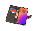 BAOHU Booktype Telefoonhoesjes - Bookcase Hoesje - Wallet Case -  Geschikt voor Motorola Moto G7 - Roze