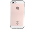 Schokbestendig Back Cover Hoesje - Shockproof Telefoonhoesje -  Geschikt voor iPhone 5 - - Transparant