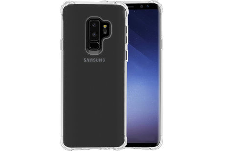 Schokbestendig Back Cover Hoesje - Shockproof Telefoonhoesje -  Geschikt voor  Samsung Galaxy S9 Plus - Transparant