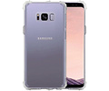 Schokbestendig Back Cover Hoesje - Shockproof Telefoonhoesje -  Geschikt voor  Samsung Galaxy S8 - Transparant