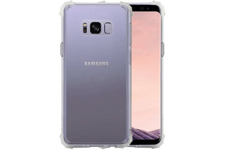 BAOHU Schokbestendig Back Cover Hoesje - Shockproof Telefoonhoesje -  Geschikt voor  Samsung Galaxy S8 - Transparant