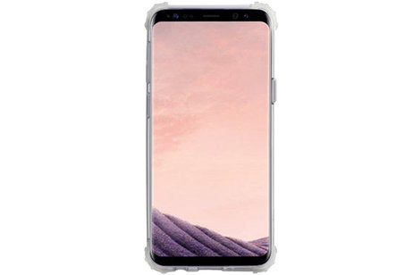 Schokbestendig Back Cover Hoesje - Shockproof Telefoonhoesje -  Geschikt voor  Samsung Galaxy S8 - Transparant