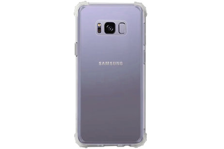 Schokbestendig Back Cover Hoesje - Shockproof Telefoonhoesje -  Geschikt voor  Samsung Galaxy S8 - Transparant