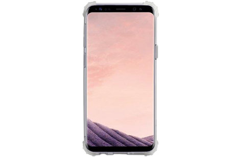 Schokbestendig Back Cover Hoesje - Shockproof Telefoonhoesje -  Geschikt voor  Samsung Galaxy S8 Plus - Transparant
